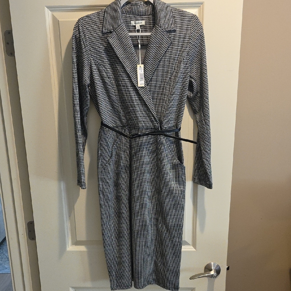 NWT Max Studio Houndstooth Dress